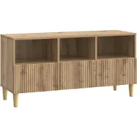 vidaXL Meuble TV en chêne Artisan, 102 x 34,5 x 50 cm, aggloméré