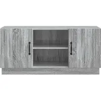 vidaXL Meuble TV , gris Sonoma, 102 x 34,5 x 47 cm, aggloméré