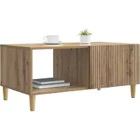 vidaXL Table basse en chêne Artisan 90 x 50 x 40 cm Bois composite
