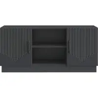 vidaXL : Meubles TV, 102 x 34,5 x 47 cm, noir, panneaux de particules