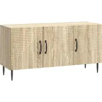 vidaXL Meuble TV en chêne Sonoma, 99 x 34,5 x 50 cm, aggloméré