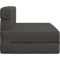 vidaXL Canapé-lit pliable Gris foncé 70 x 72 x 60 cm Tissu