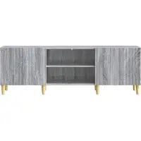 vidaXL Meuble TV Sonoma gris 150 x 31 x 50 cm en aggloméré