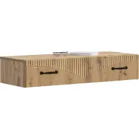 vidaXL Table d'appoint murale, 87,5 x 34,5 x 17 cm, en panneaux de particules