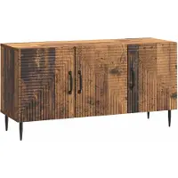 vidaXL Meuble TV en bois recyclé 99 x 34,5 x 50 cm, aggloméré