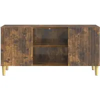 vidaXL : Meubles TV de 102 x 34,5 x 50 cm, en bois imitation chêne fumé