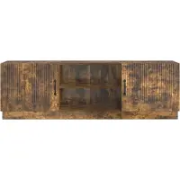 vidaXL Meuble TV en chêne fumé 150 x 31 x 47 cm, aggloméré
