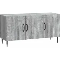 vidaXL Meuble TV , gris Sonoma, 99 x 34,5 x 50 cm, aggloméré