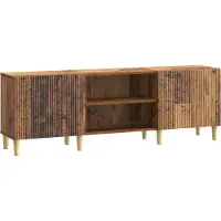 vidaXL Meuble TV en bois recyclé 150 x 31 x 50 cm, aggloméré