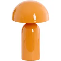 Light & Living Lampe de table champignon Tolima orange brillant - Ø 31cm