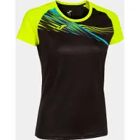 Joma Elite X Shirt, Noir-Jaune Fluor, M