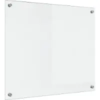 Syfax Crédence de cuisine Transparent 70 x 60 cm verre trempé