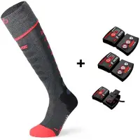 Lenz Set Of Heat 5.1+rcb 1200 Long Socks Gris EU 39-41