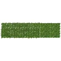 vidaXL Brise-vue pour balcon avec motifs de feuilles vertes et jaunes 300 x 75 cm