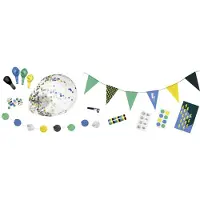 Folia Boîte de décoration de fête "Boys" 28 pièces