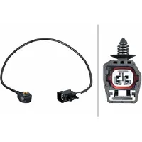 Hella Capteur de cliquetis à 3 broches Expertise en matière de capteurs, compatible notamment avec FORD