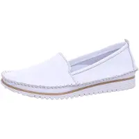 Andrea conti - Chaussures pour femmes - Mocassins - Confortables - Blancs - Décontractés