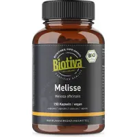 Biotiva Mélisse (150 gélules) issue de l'agriculture biologique