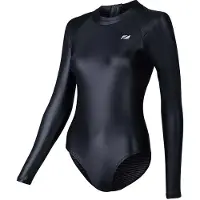 Zone3 Ows Ti+ Thermal High Neck Long Sleeve Swimsuit Noir UK 18 Femme
