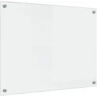 Syfax Crédence de cuisine Transparent 80 x 60 cm verre trempé
