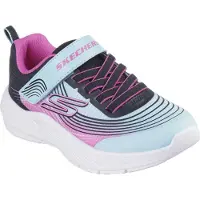 SKECHERS Chaussures Microspec Advance pour filles - Aqua/Pink - J10