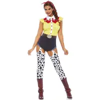 Leg avenue 3PC. Giddy Up Cowgirl comprend une couleur multicolore