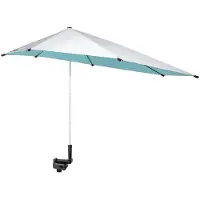 Markenlos Parasol réglable (plus de 50 cm), parasol réglable en hauteur pour chaises, avec pince universelle pour chaises de plage, voiturettes de golf, fauteuils roulants, poussettes, terrasse