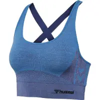 Hummel Cleaa Seamless Sports Top Bleu XS Femme