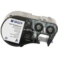 Brady M4C-750-595-BL-WT ruban vinyle 19,05 mm x 7,62 m (d'origine) - blanc sur bleu
