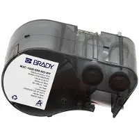 Brady M5C-1500-595-RD-WT ruban vinyle 38,1 mm x 7,62 m (d'origine) - blanc sur rouge