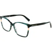 Longchamp Lunettes de Vue LO2741 N 55/15/140 Striped green Acetate WOMAN LO2741 N