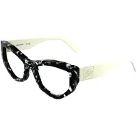 Karl Lagerfeld Lunettes de vue - - KL6211 - Acétate - Marble black (Noir) - 55/17/140