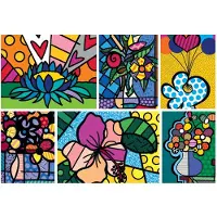 Bluebird Puzzle Collage : fleurs 2000 pièces