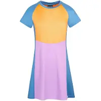 TROLLKIDS Senja Short Sleeve Short Dress Multicolore 116 cm Fille