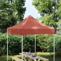 Prolenta Maison Exclusive - Toile de tente de réception 2 x 2 m, rouge terracotta, 270 g/m²