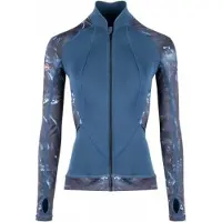 BEUCHAT Atoll Long Sleeve Full Zip Rash Guard Bleu S Femme
