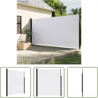 The Living Store Store latéral extensible , blanc, 220 x 300 cm