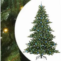 Syfax Sapin de Noël Artificiel à Branches Articulées Vert 240 cm