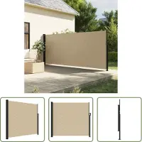 The Living Store Store latéral extensible Beige 180x300 cm