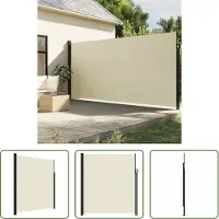 The Living Store Store latéral extensible Crème 220x500 cm