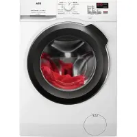 AEG L6FBC41480 Waschmaschine, 8 kg, AquaControl, Display, Energieklasse A, weiß/schwarz