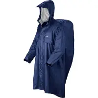 Ferrino - Grand poncho de randonnée - Trekker Ripstop Blue en Nylon - Taille L/XL - Bleu