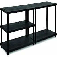 Terry Store-Age 4080/5C, 5 étagères/étagère, Plastique, Plastique, Noir, 45 kg, 5 min