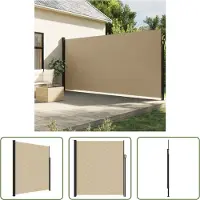 The Living Store Store latéral extensible Beige 220x600 cm