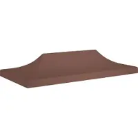 Prolenta Maison Exclusive - Toile de chapiteau 6 x 3 m, marron, 270 g/m²