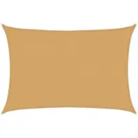 Syfax Voile d'ombrage 160 g/m² rectangulaire sable 3,5x5 m PEHD
