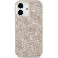 GUESS Coque MagSafe Classic avec logo 4G pour Apple iPhone 17 - Rose