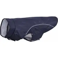 vidaXL Imperméable pour chiens avec bandes réfléchissantes polyester bleu marine XL