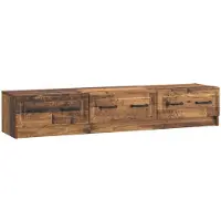 Syfax Meuble TV Bois ancien 147 x 34,5 x 27 cm Bois d'ingénierie