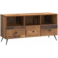 Syfax Meuble TV Bois ancien 102 x 34,5 x 50 cm Bois d'ingénierie